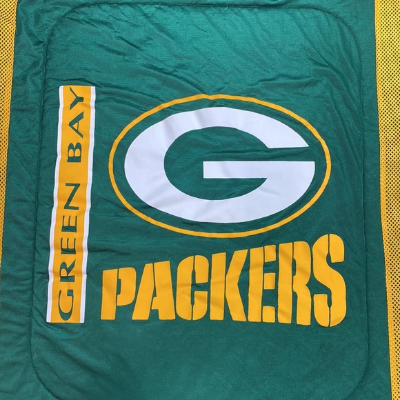 Green Bay Packers XXL NFL Blanket, Green and Yellow, 85”x66” - Picture 2 of 6